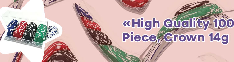 100 poker chip set