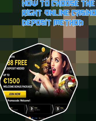 Online casino deposit