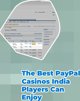 Paypal casino websites for Indian users